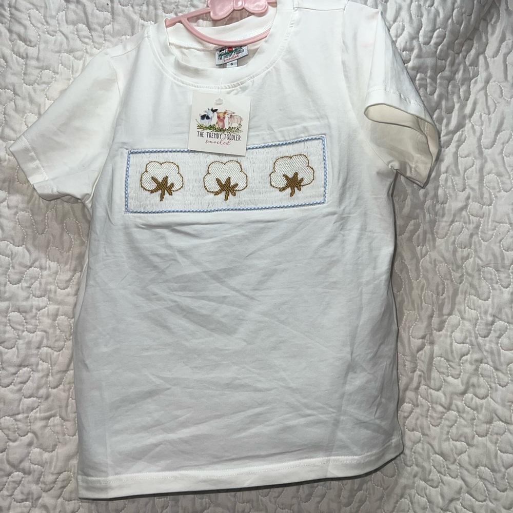Cotton style smock for boy
